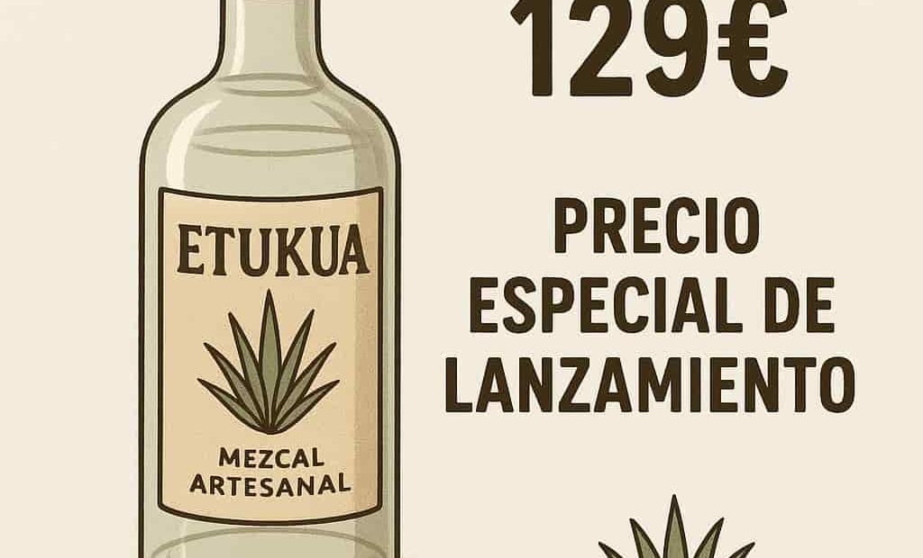 Botella exclusiva de mezcal artesanal de edición limitada con precio especial de lanzamiento