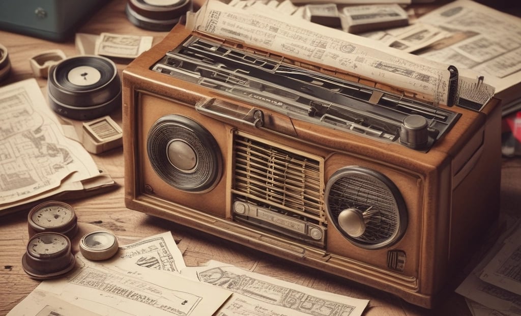 A stylish vintage clothing display showcasing retro apparel.