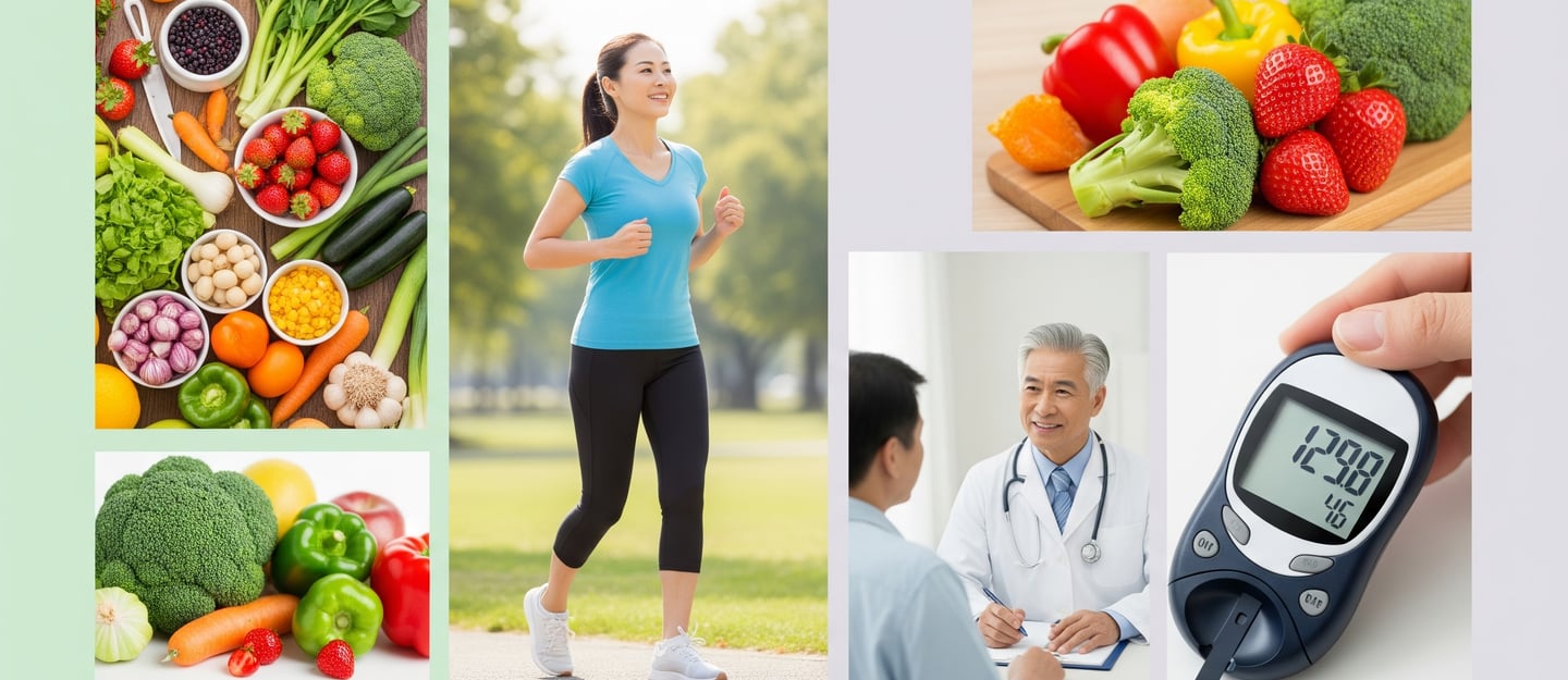 a collage of pictures of a woman with a diet