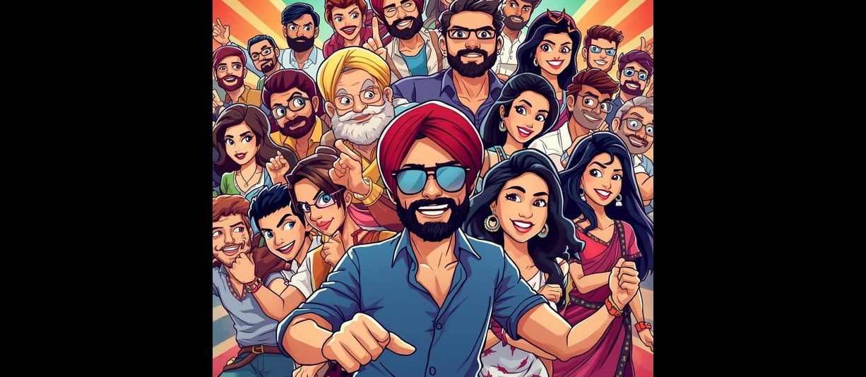 cartoon characters indian
