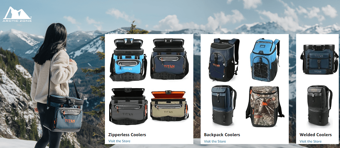Titan Deep Freeze Zipperless Cooler, one of the best soft coolers 2025, perfect for portable use 