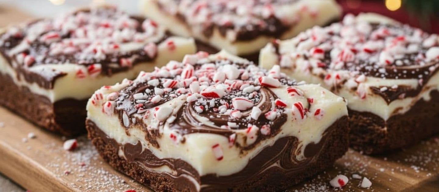 Candy Cane Chocolate Fudge