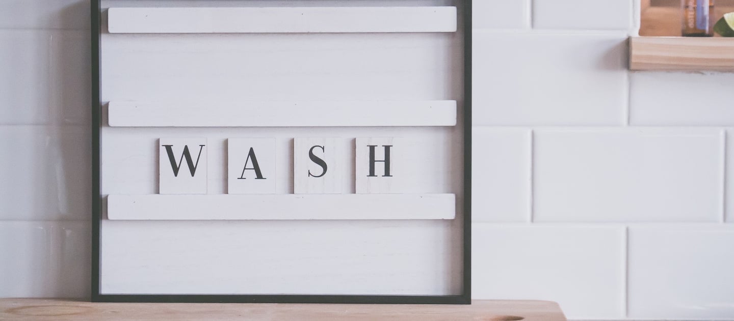 White bathroom tiled