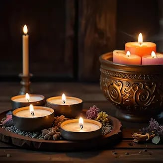 5 rituales con velas