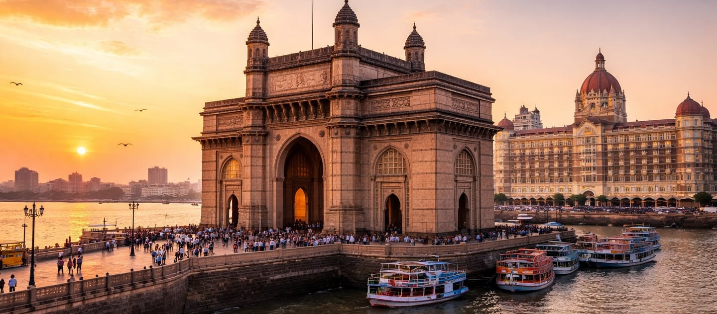 Gateway of India at sunset