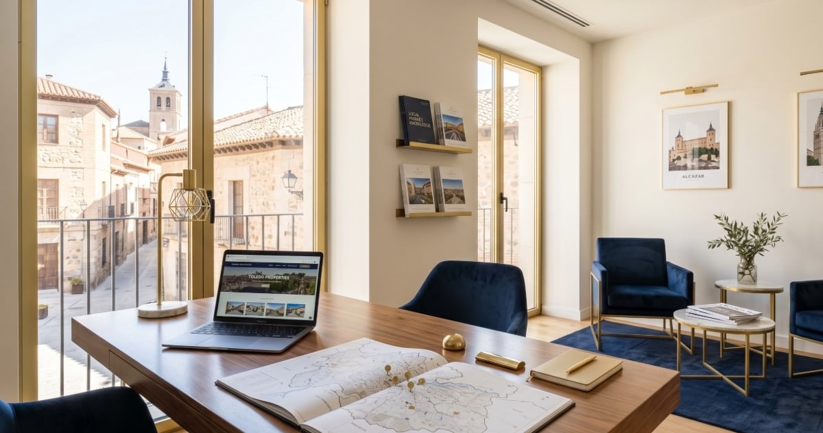 Oficina de agencia inmobiliaria independiente en Ocaña, Toledo — KeyView Properties
