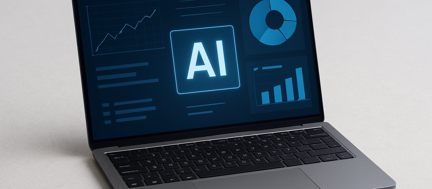 Visual concept of tailored AI solutions for businesses