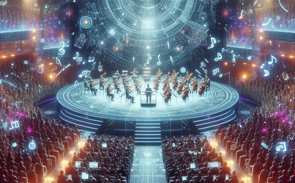 a concert performance of the music of the orchestra