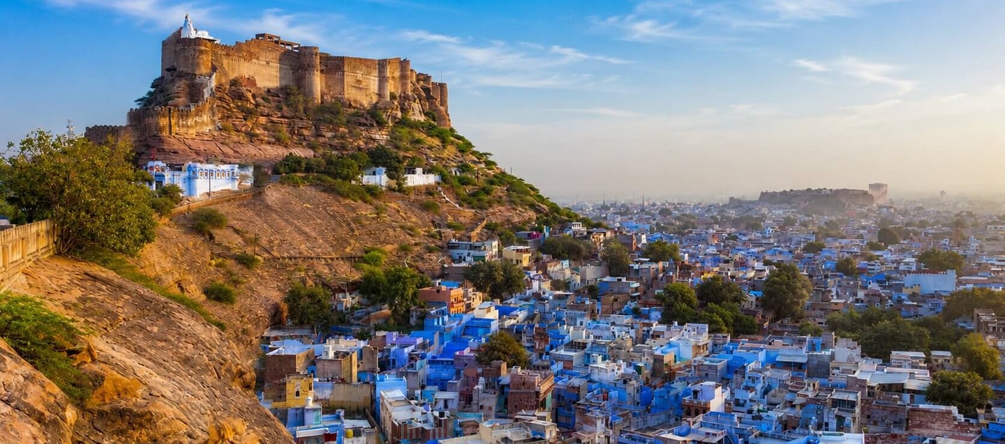 Blue City In India Rajasthan, Jodhpur