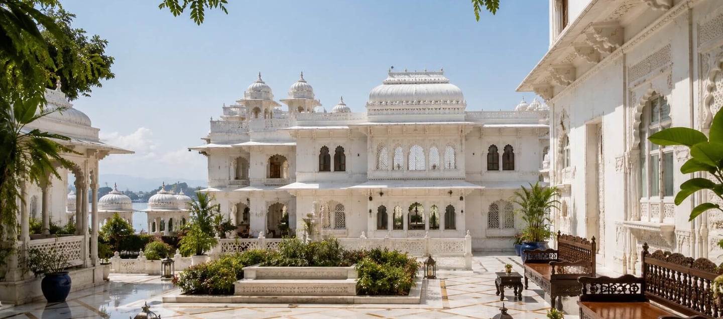Taj Lake Palace in Udaipur