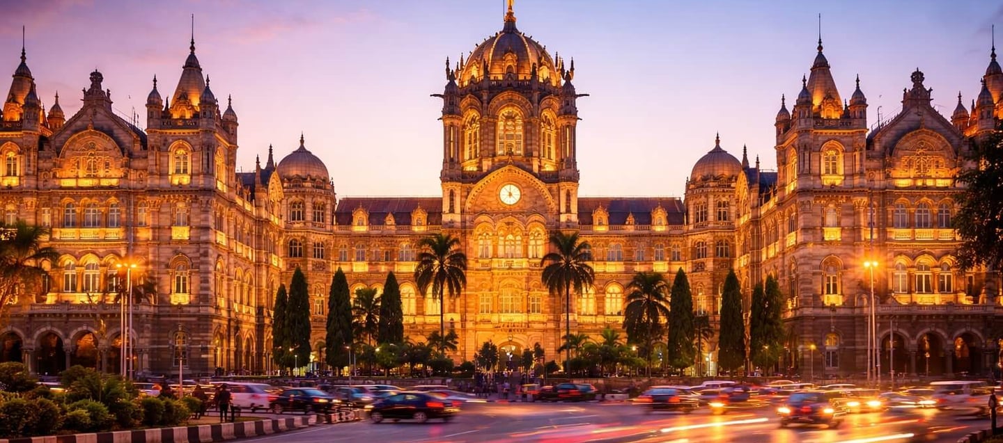 CST Railway station in Mumbai