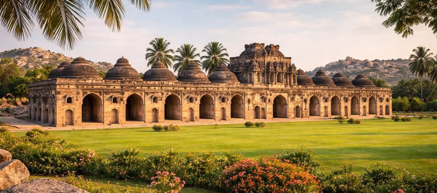 Elephant stables at Hampi