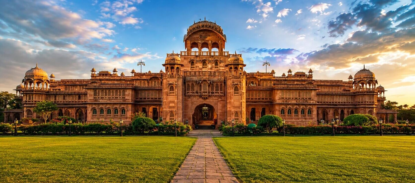 Laxmi Niwas Palace in Bikaner-Rajasthan