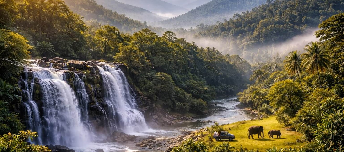 Misty morning in Western Ghats