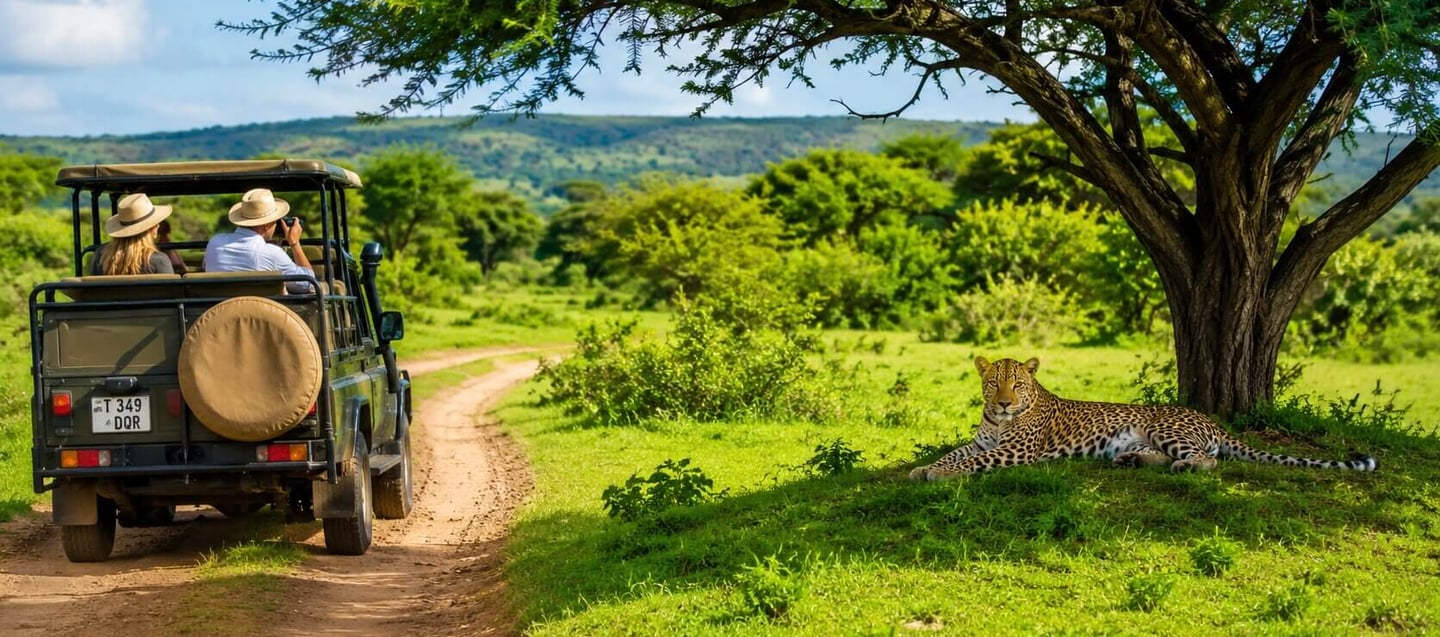 Leopard sighting at Serengeti National Park, Tanzania