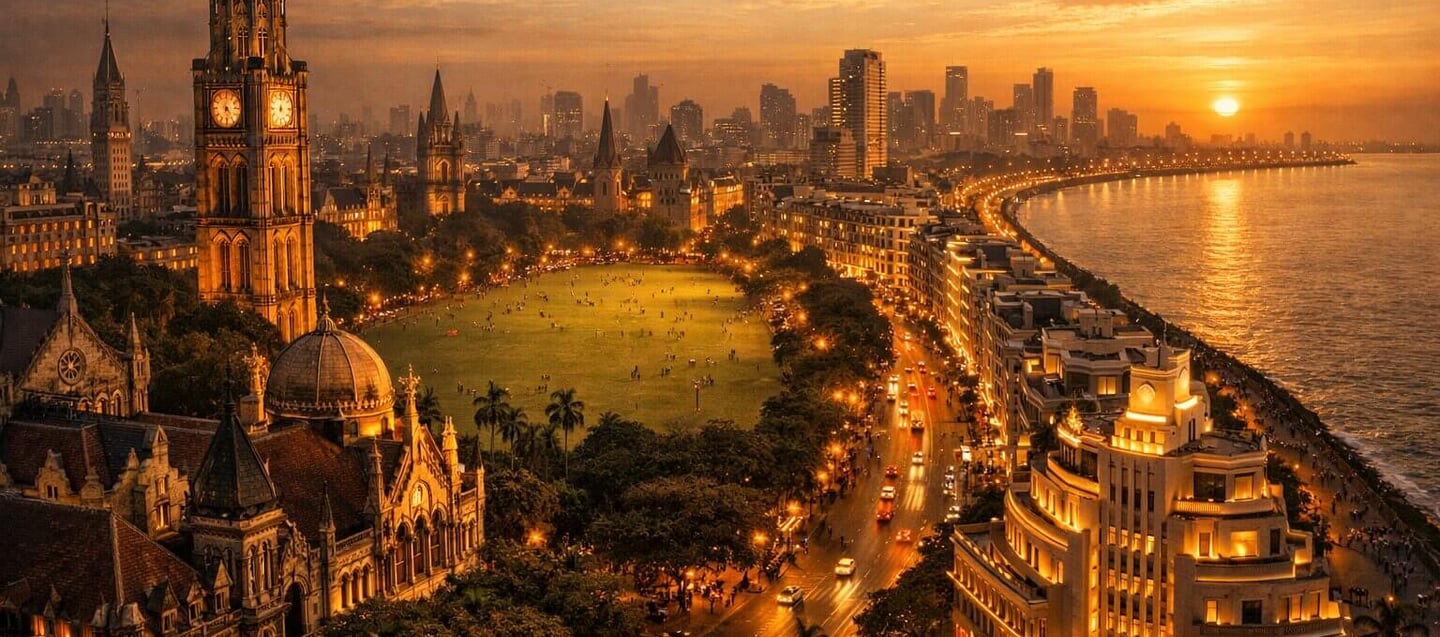 Victorian Gothic and Art Deco architecture in Mumbai