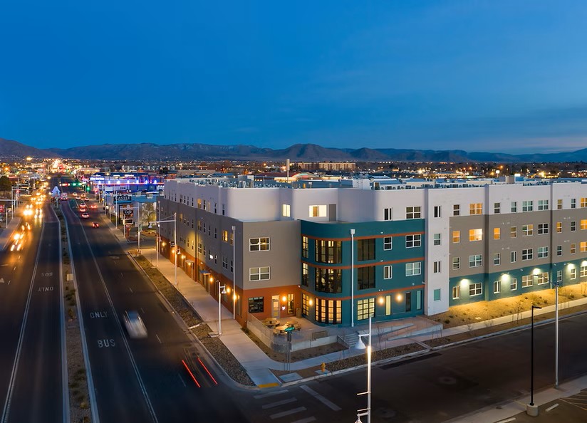 Outside view of PAH! Hiland Plaza Apartments