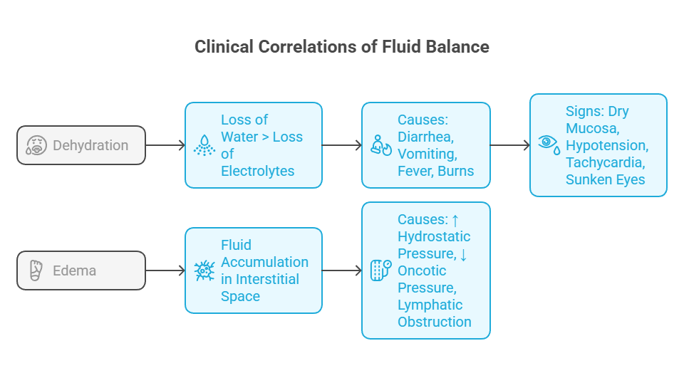 clinical correlation of fluid balance