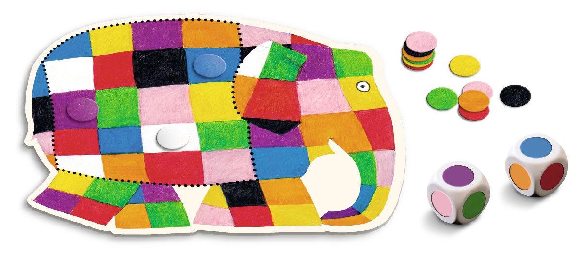 Image du jeu "Elmer - Le jeu des couleurs"