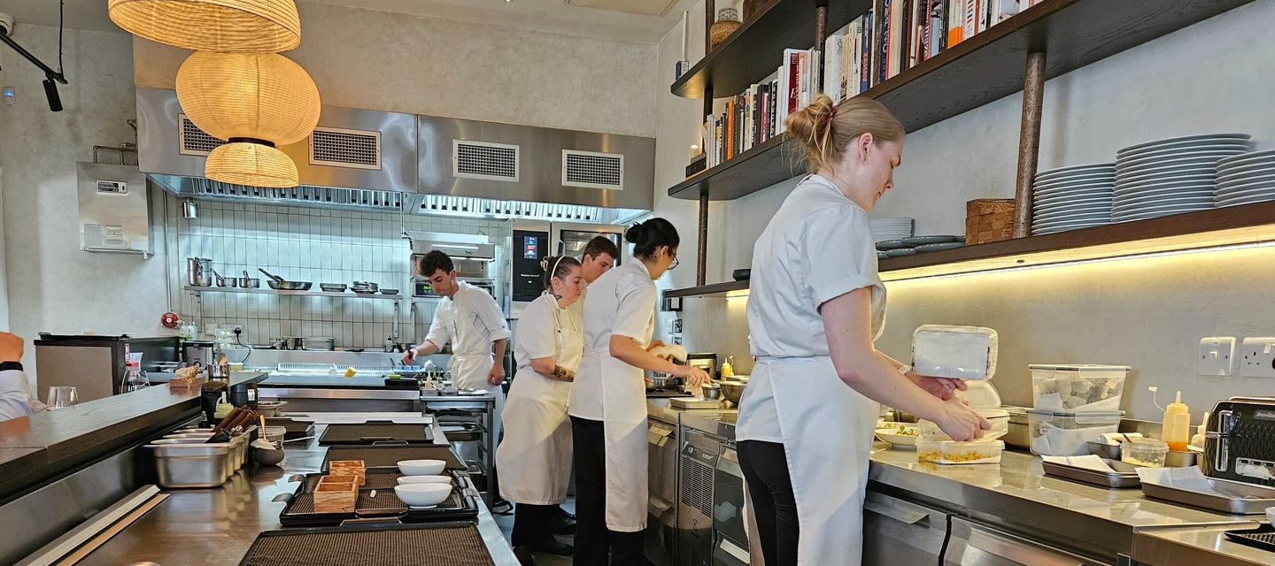 The kitchen at D'Olier Street