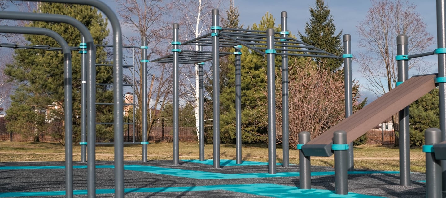 Terrain de Street Workout Kenguru Pro.