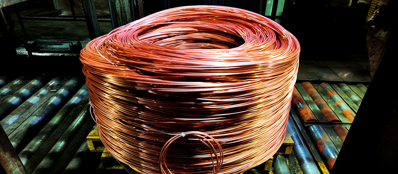 Vergalhão de cobre 100% reciclado é CBL