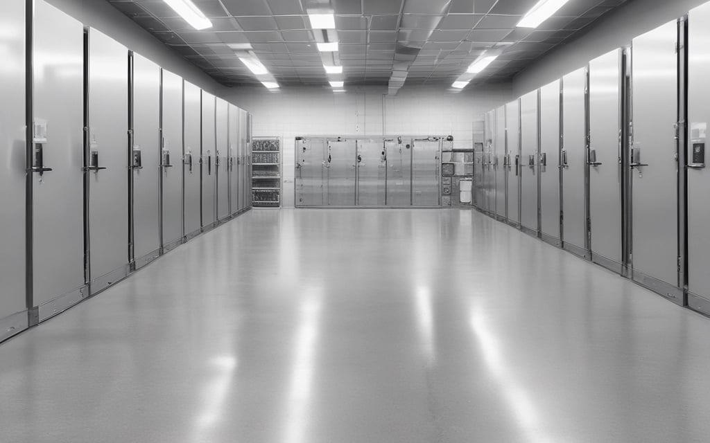 Technicians supporting cold room and freezer systems with maintenance and remote help