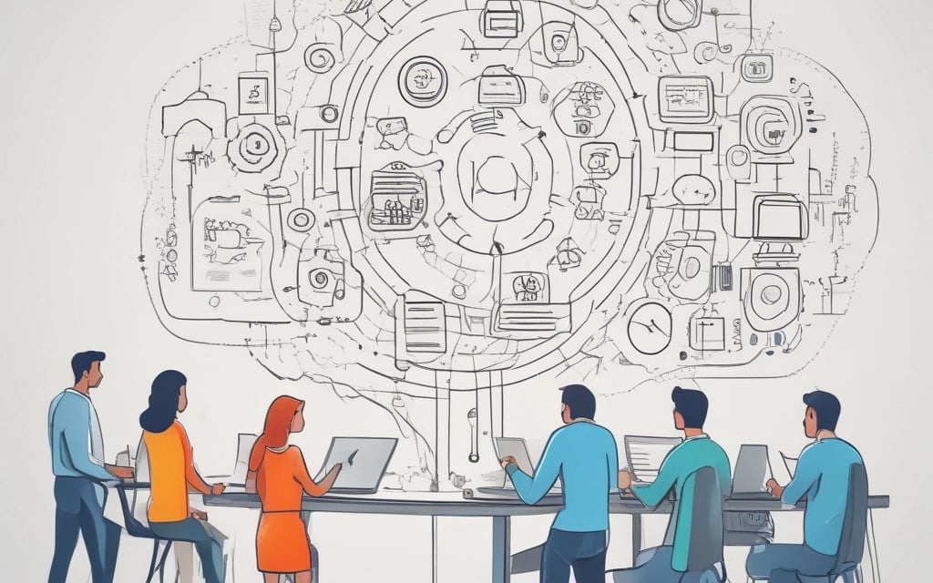 white and black abstract painting