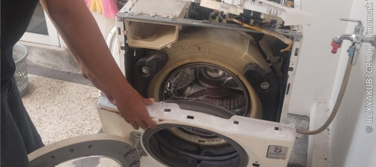 perbaikan mesin cuci front loading di Pekanbaru