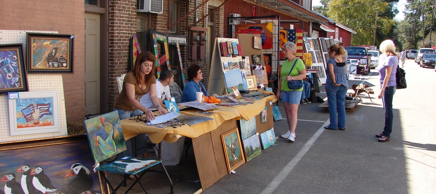 Antique Village Fall and Spring Festivals with and Artis Street.