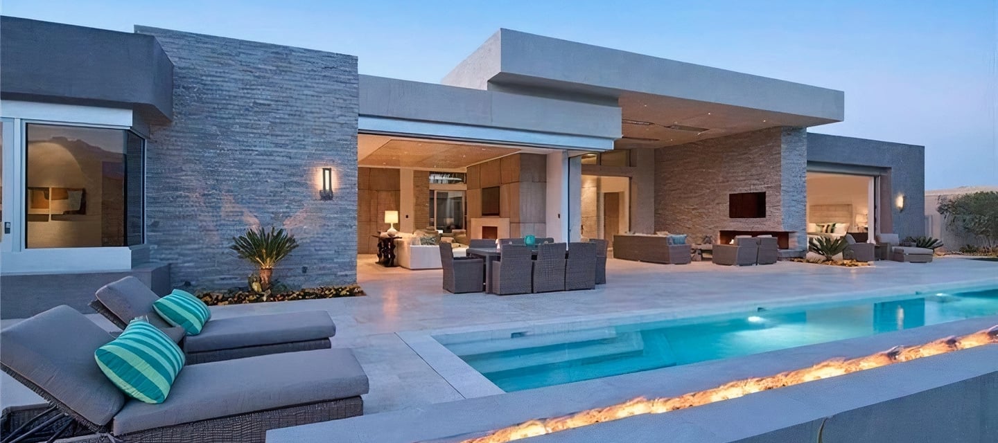 Pool environment and tiles landscaping Marbella