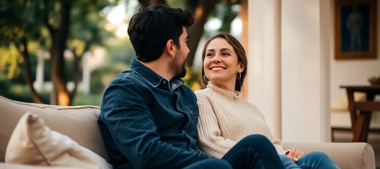 Imagem representativa de um casal em um momento de conexão, simbolizando a importância de fortalecer