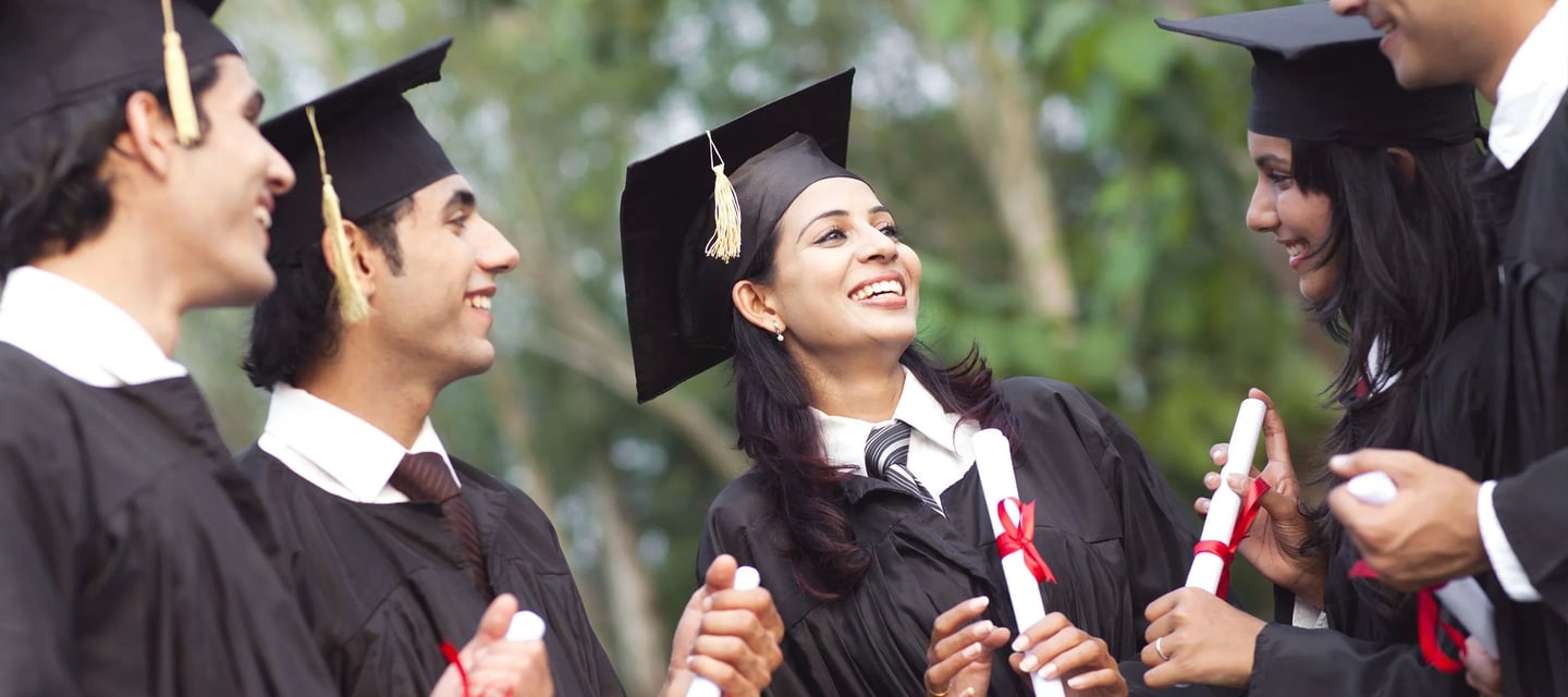 Graduates three boys and two girls