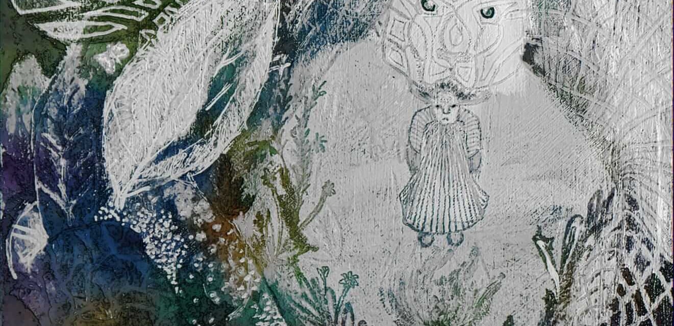 Pintura de Rosa M Sepulveda, arteterapeuta analitica y artista multidisciplinar