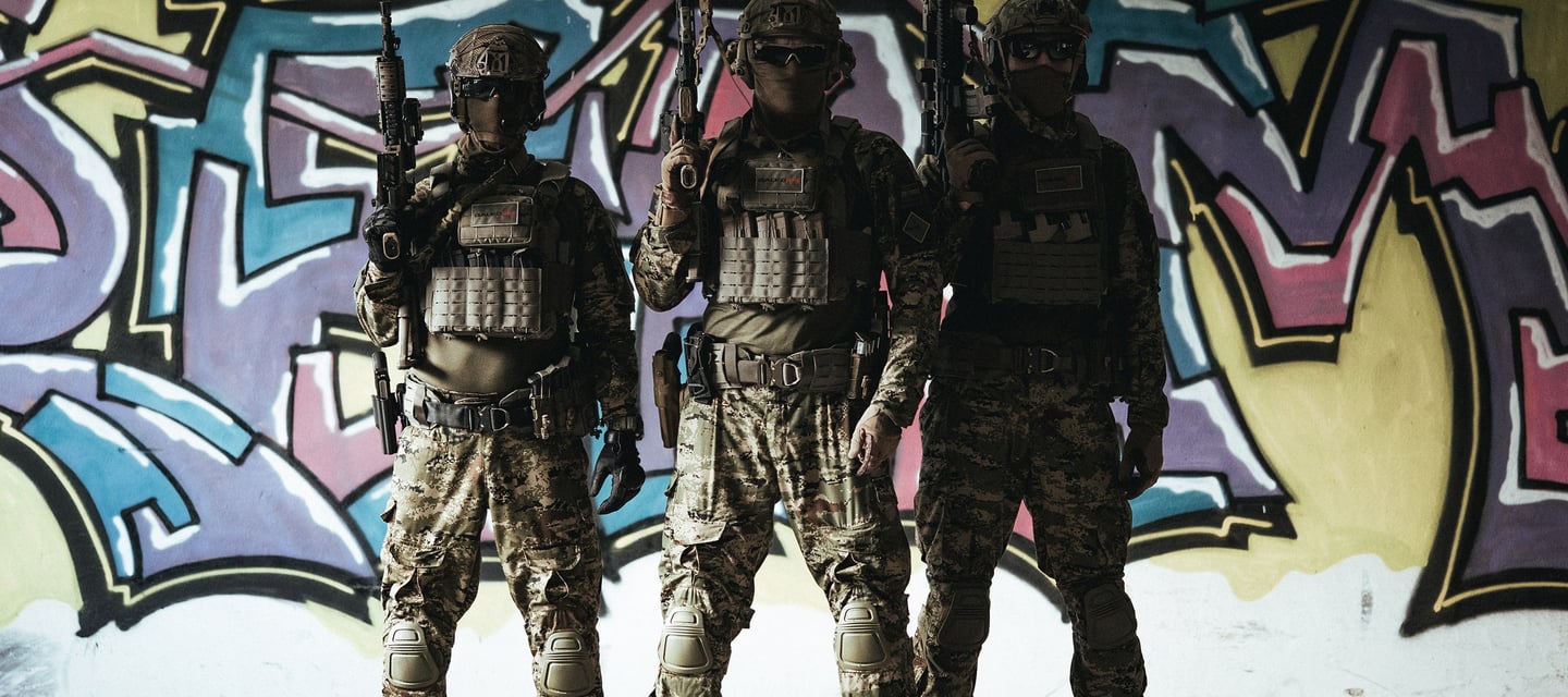 blank label tactical equipment