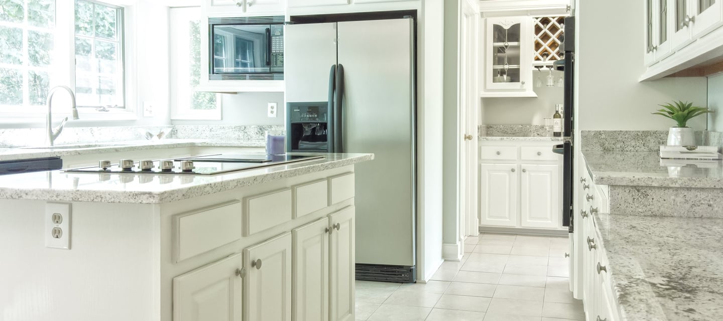 polished granite kitchen countertops