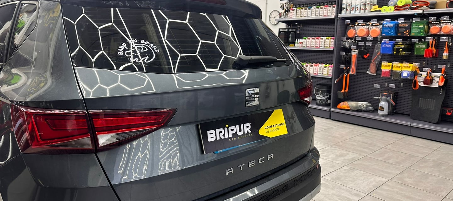 Tintado de lunas con protección para niños