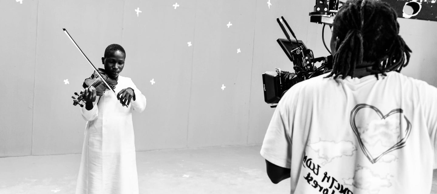 music video production with green screen