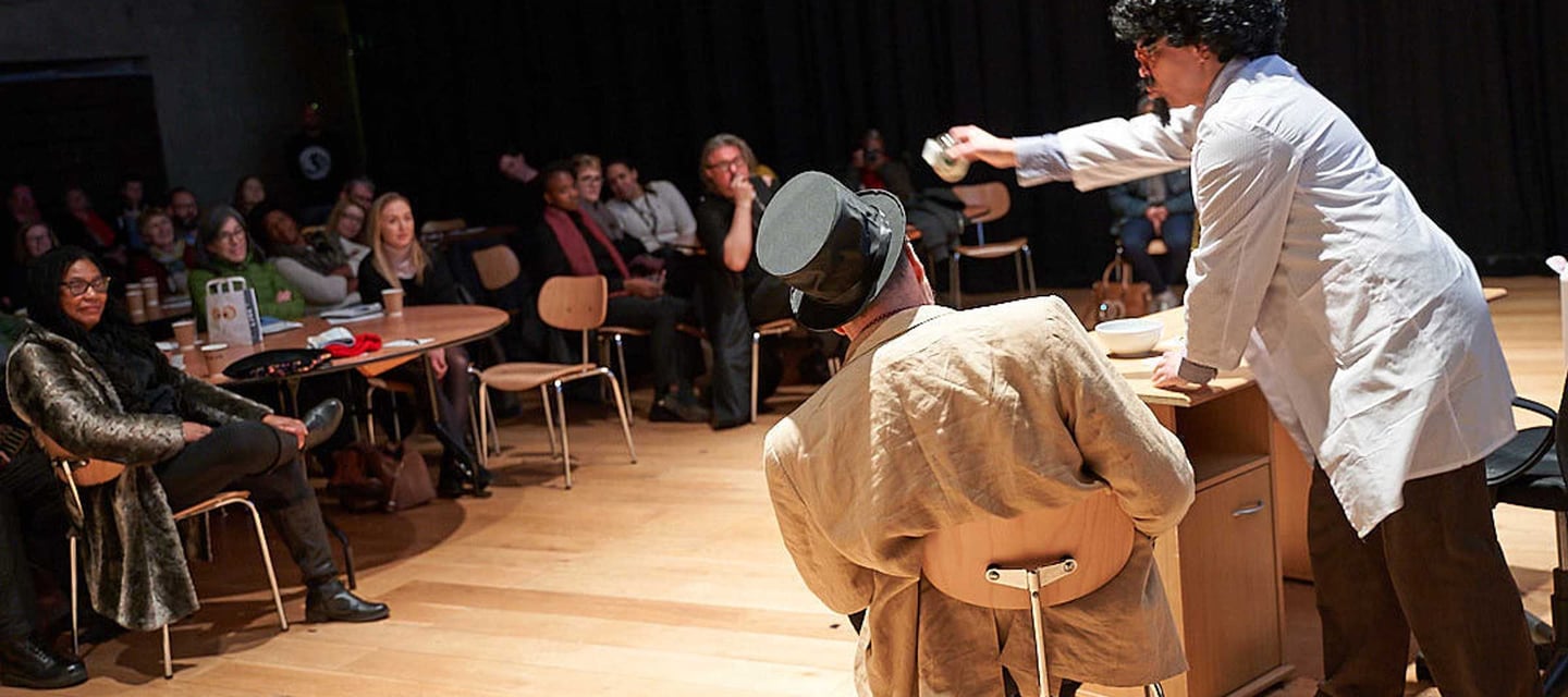 Theatre performance male doctor Nottingham Contemporary 