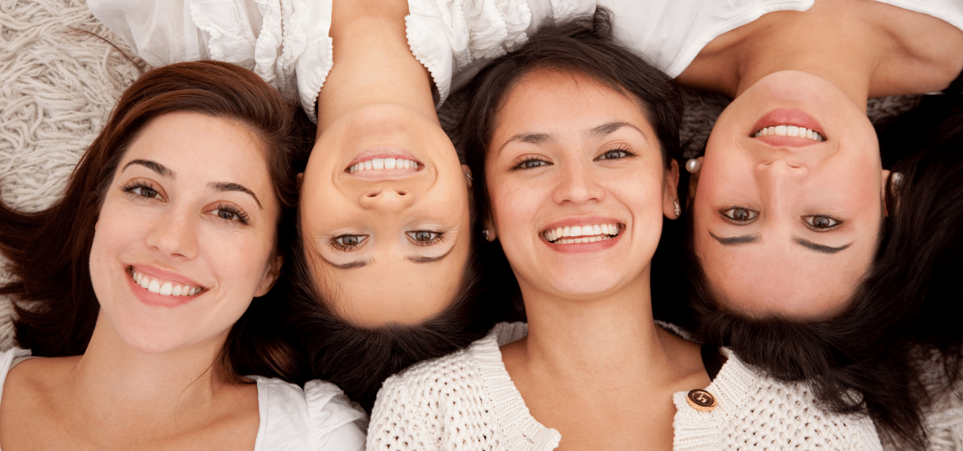 Thrive Her Wellness community — women sharing joy, emotional renewal, and holistic connection