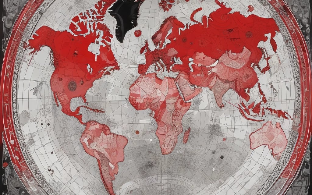 white and black abstract painting