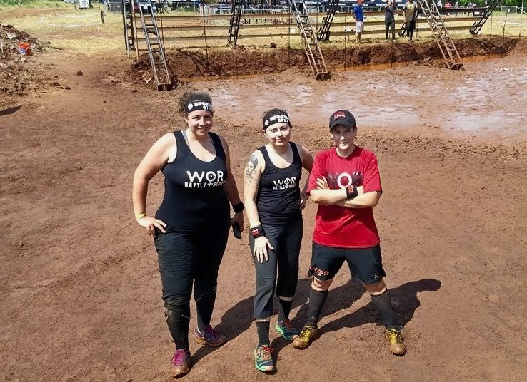 Founder of THIS IS WOR with WOR Battle Buddy at Spartan Race