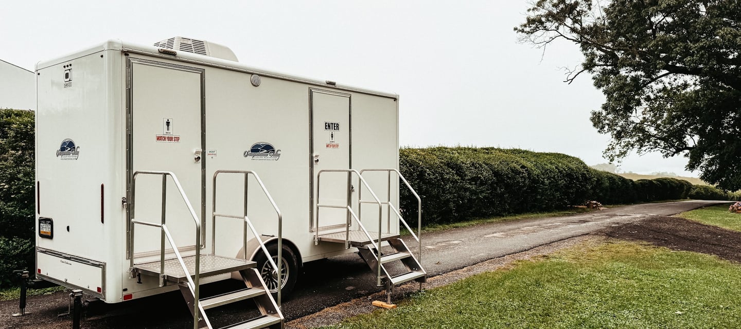 luxury bathroom rentals, luxury restroom rentals, luxury rental bathrooms