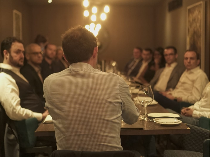 A strategy meeting with Developers Boardroom