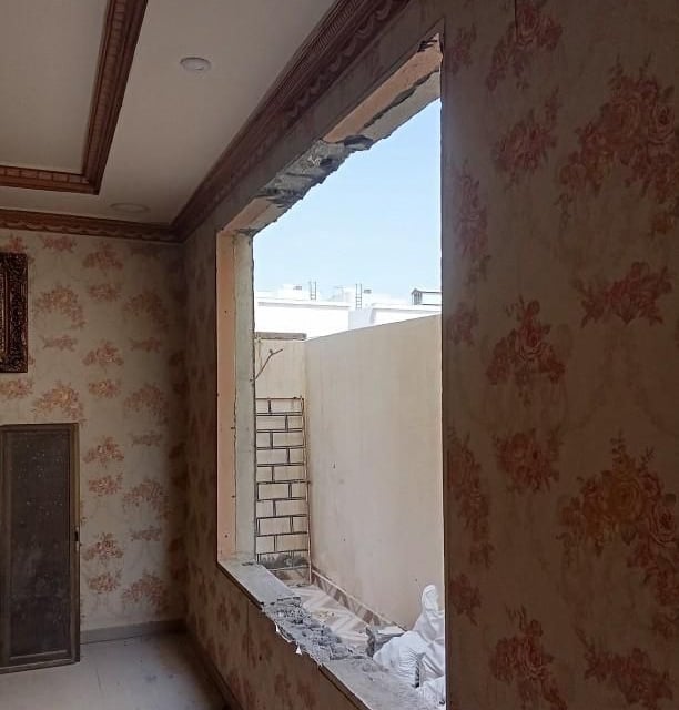 قص جدران في الطايف عامل تكسير بلاط صبه تكسير جدار بالطائف