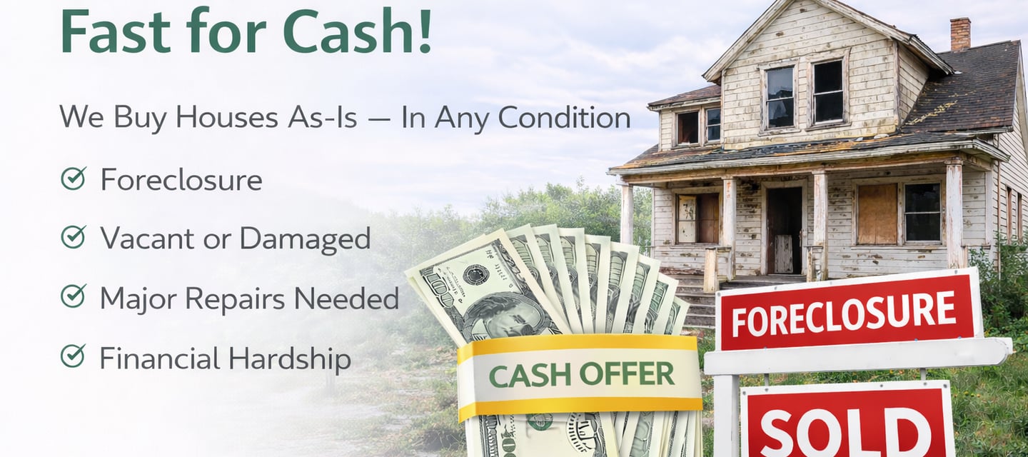 Sell Your Distressed Property   For Fast for Cash