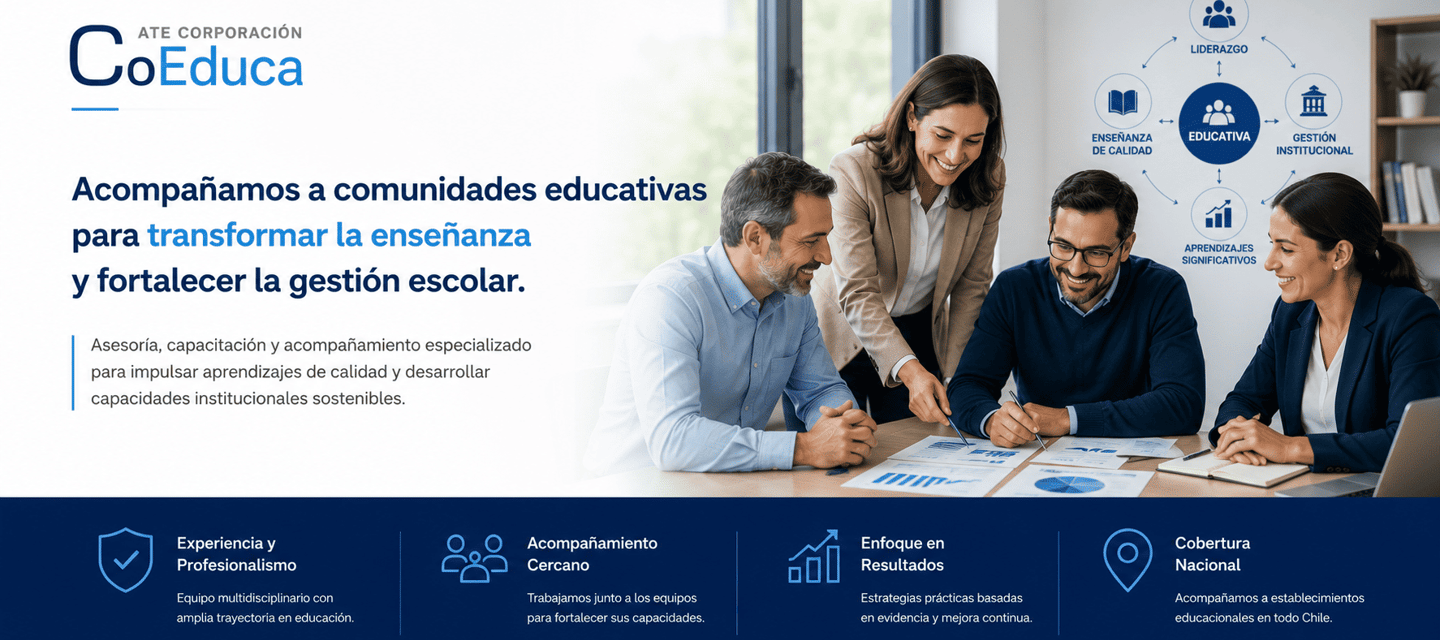 Acompañamos a comunidades educativas con colaboración ATE COEDUCA