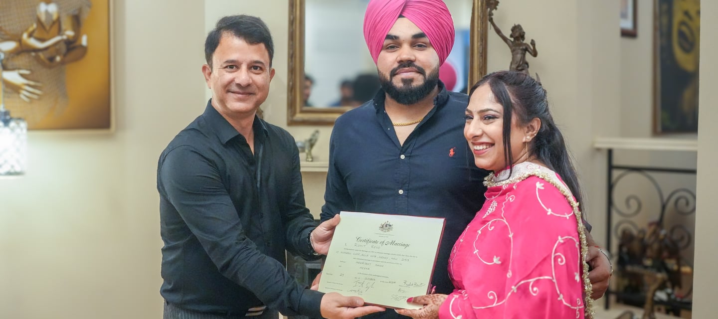 Indian Sikh wedding ceremony conducted by Star Celebrant in Sydney