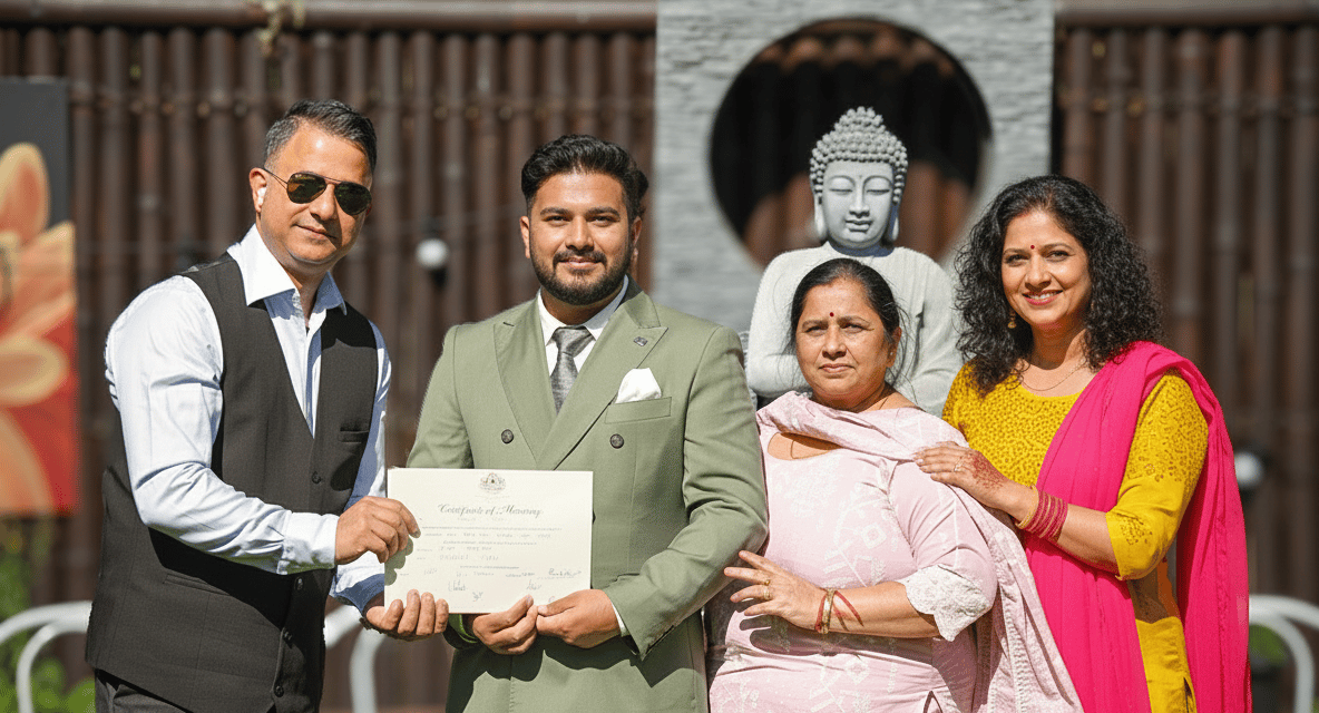 Indian wedding ceremony conducted by Star Celebrant in Sydney