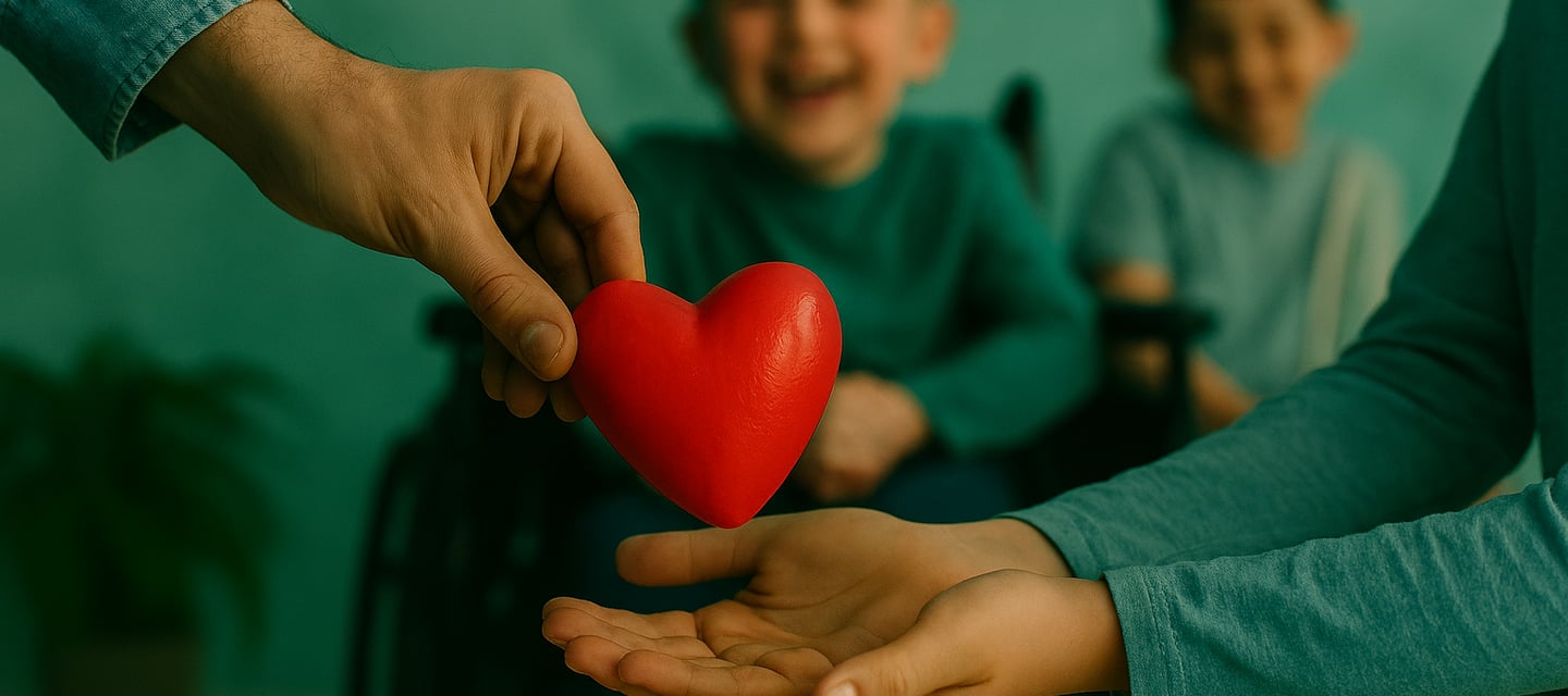 Dar tu corazón para niños enfermos